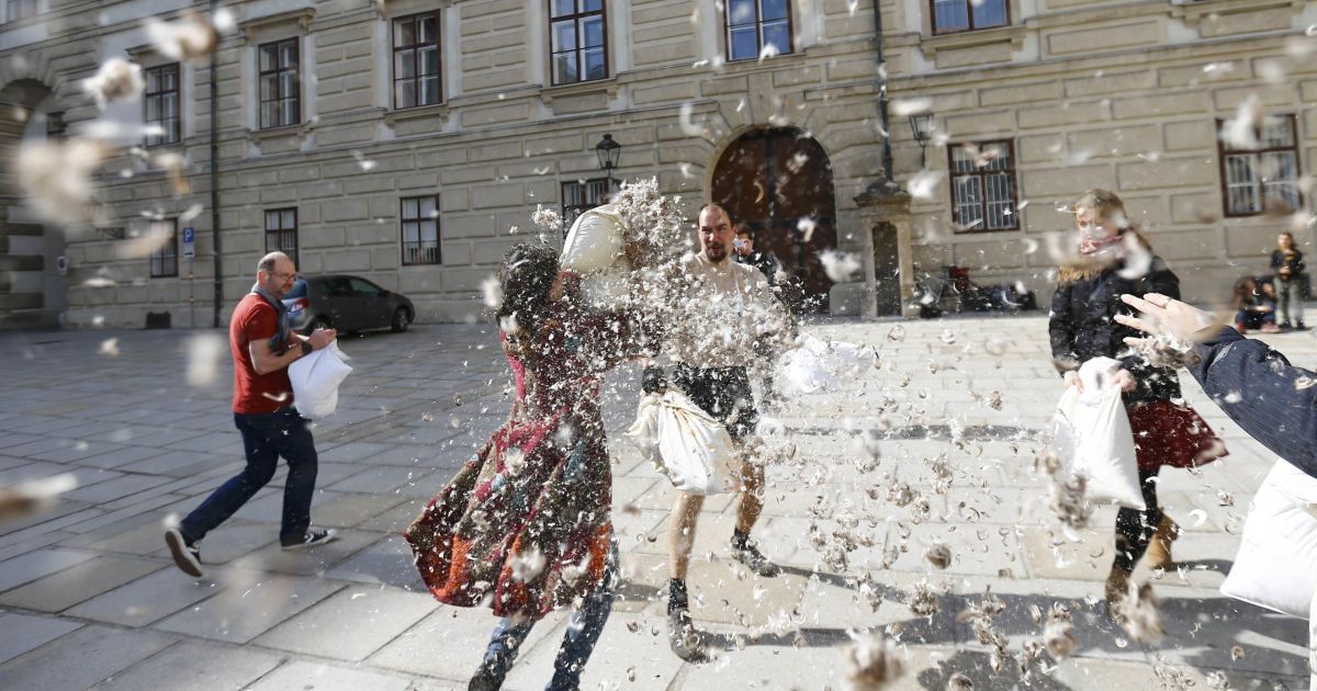 Подушечные бои в Вене, Австрия. / © Reuters