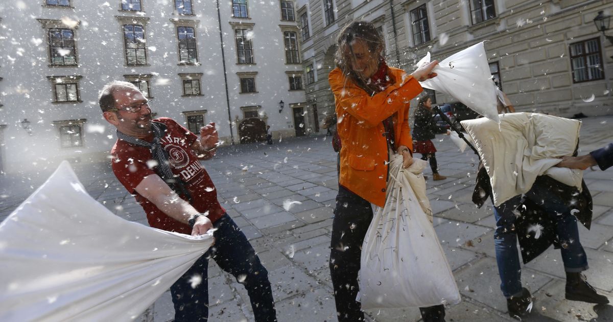 Подушечные бои в Вене, Австрия. / © Reuters