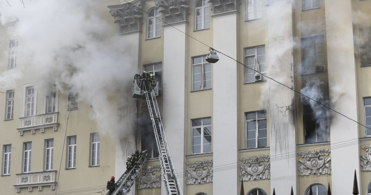 Пожежа у Міноборони РФ_3 / © Reuters