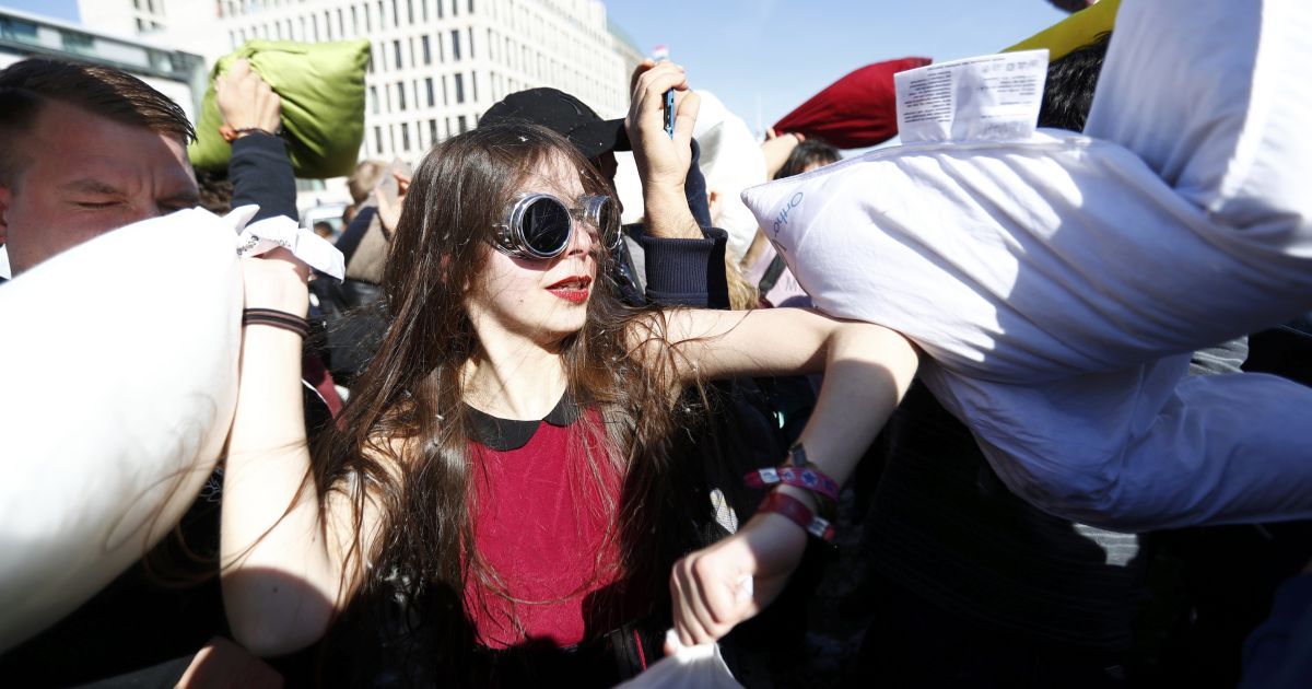 Подушечные бои в Берлине, Германия. / © Reuters