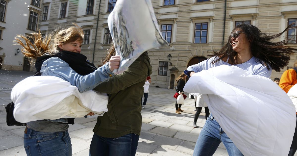 Подушечные бои в Вене, Австрия. / © Reuters