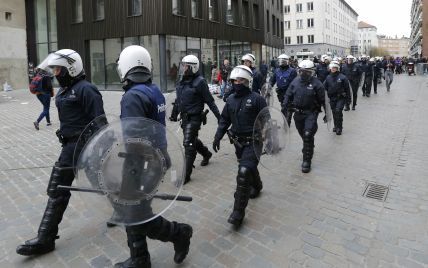 В Брюсселе произошли столкновения между праворадикалами и полицией