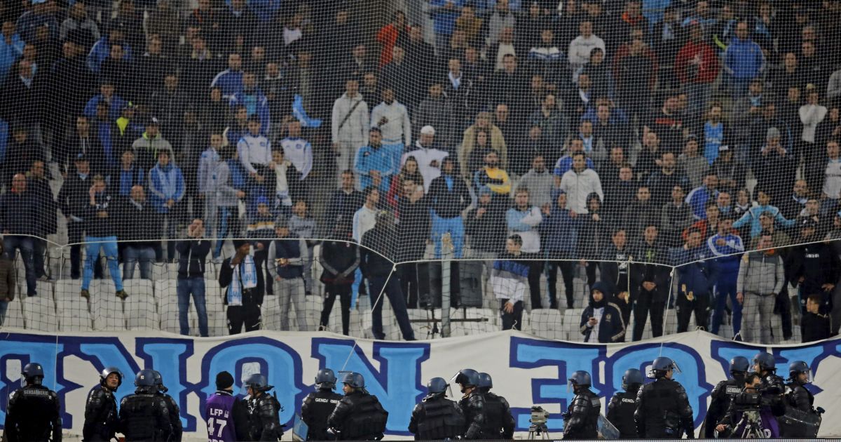 Болельщики "Марселя"