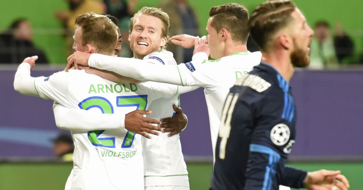 Сразу четверо игроков "Вольфсбурга" попали в команду недели Лиги чемпионов