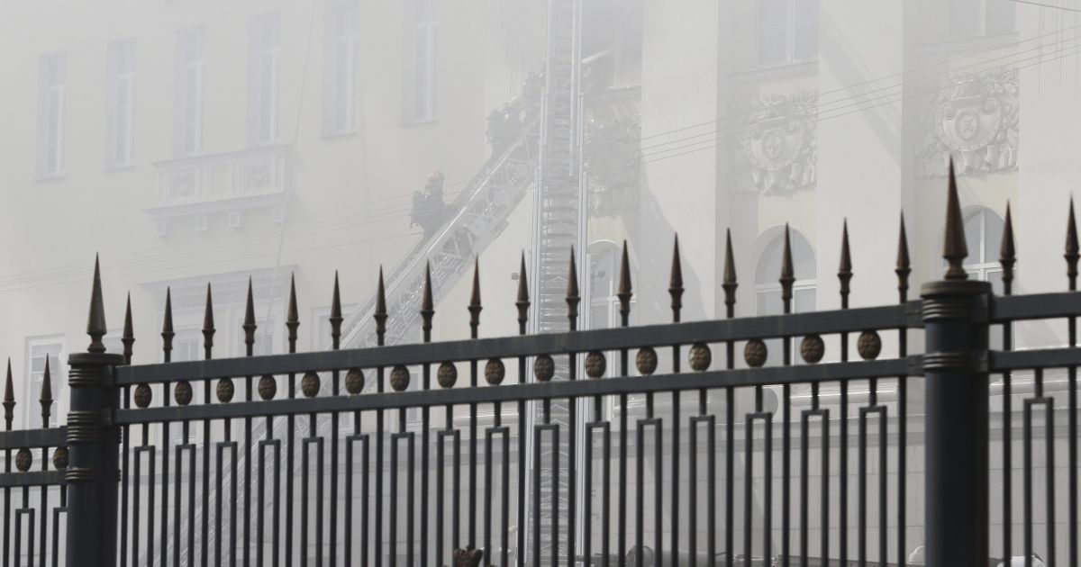 Пожежа у Міноборони РФ / © Reuters