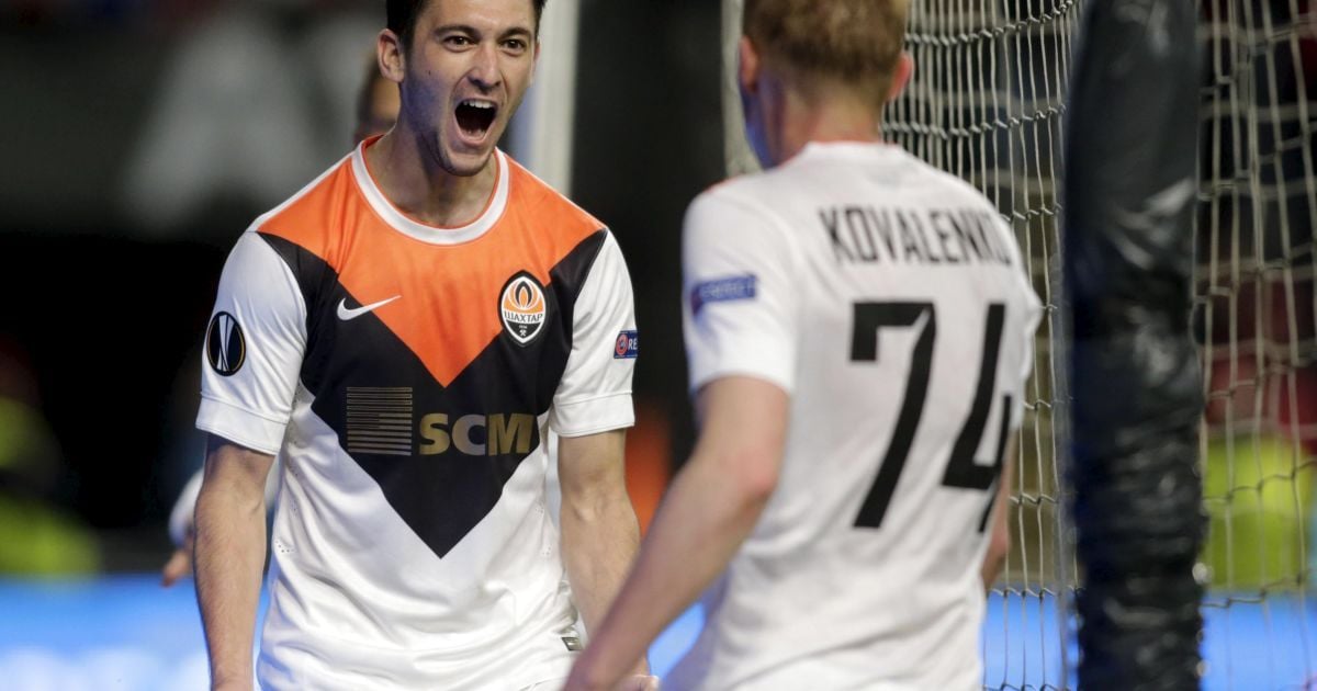 Момент матча "Брага" - "Шахтер"