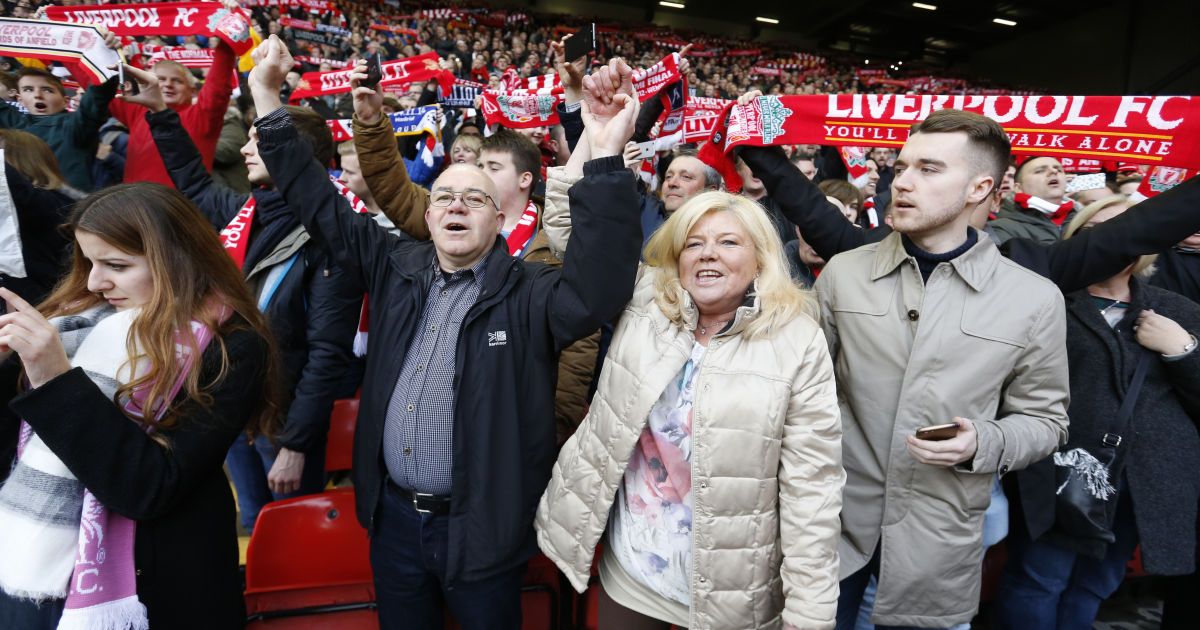 Болельщики "Ливерпуля"