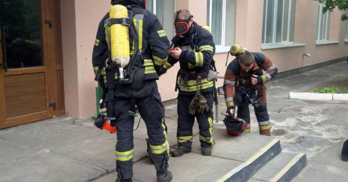 Пожежа в школі Києва_2 / © ГУ ДСНС у Києві