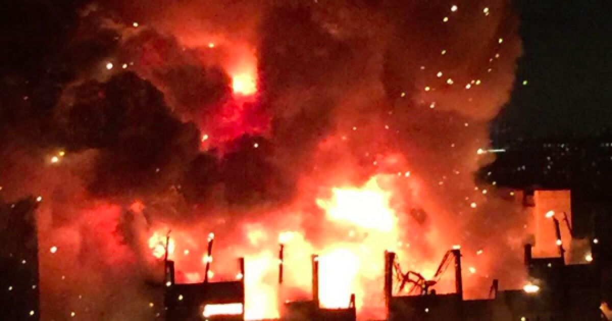 Ця пожежа - найбільша пожежа в столиці за останні 25 років