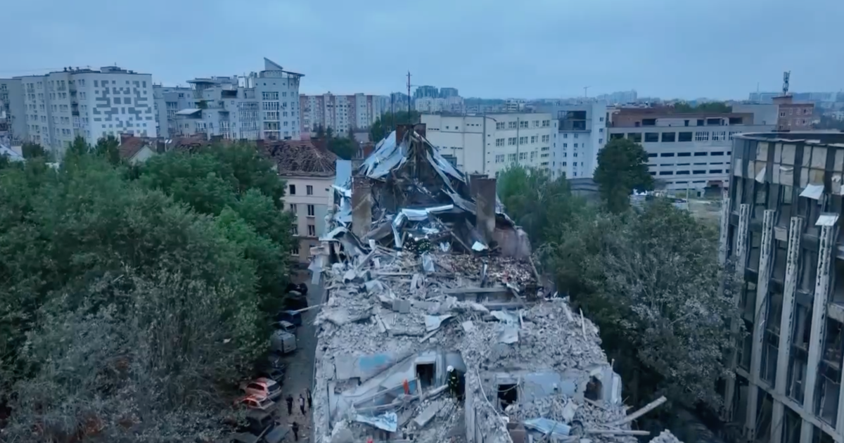 Після ракетного удару по Львову змінено рух громадського транспорту / Скриншот