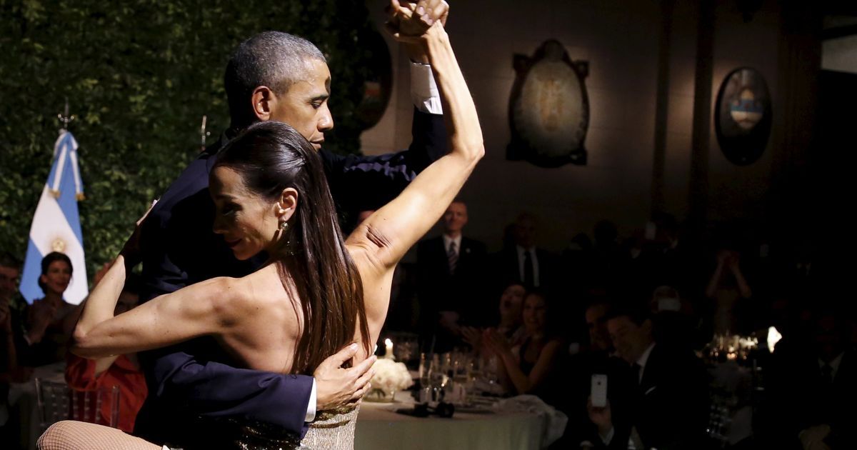 Обама станцевал страстное танго в Аргентине