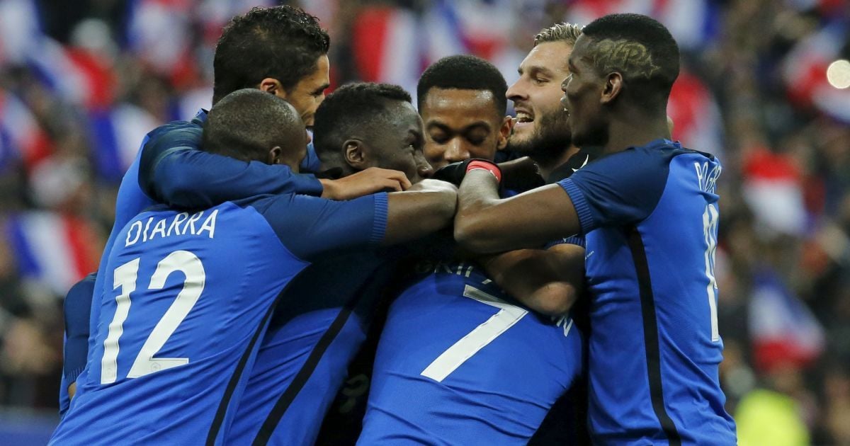 Французы забили 4 гола и выиграли.