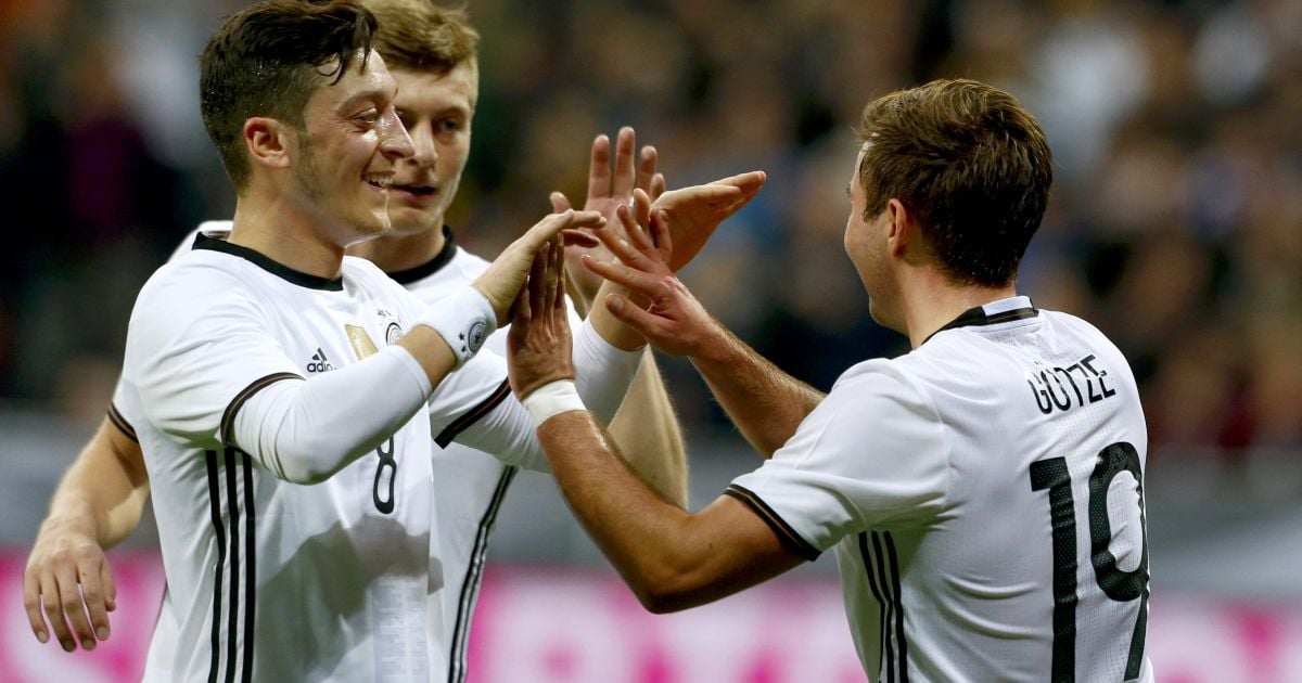 Авторы голов - Озил, Кроос и Гетце.