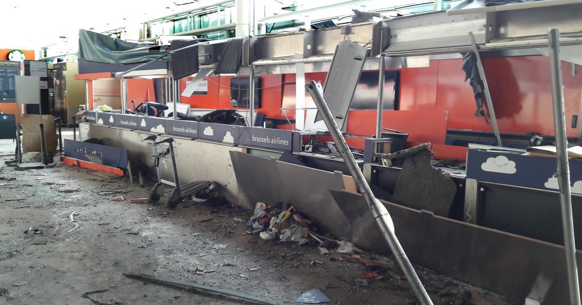 Последствия взрывов в аэропорту Завентеп в Брюсселе. / © Reuters