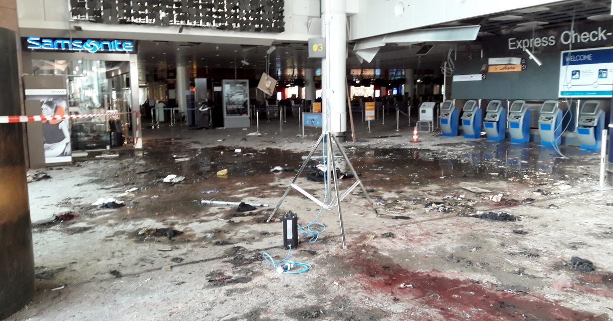 Последствия взрывов в аэропорту Завентеп в Брюсселе. / © Reuters