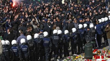 Футбольные хулиганы устроили беспорядки в центре Брюсселя. / © Reuters
