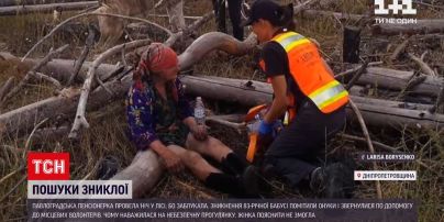 Новини України: 83-річну жінку, яка пробула у лісі цілу ніч, знайшли неушкодженою