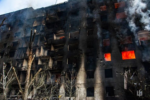 Росія перетворює Торецьк на руїну / Фото: 32 ОМБр