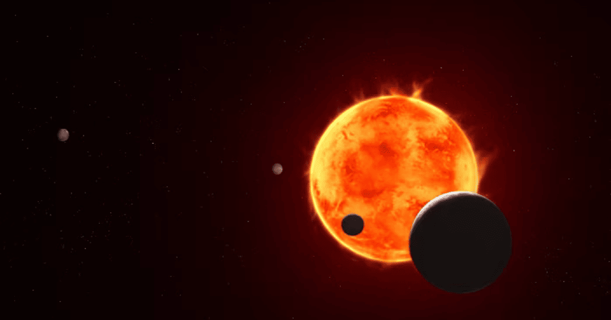 Уявлення художника про систему Trappist-1e