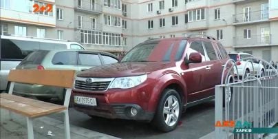 В Харькове отомстили владельцу "Субару" гранатой, которую положили на лобовое стекло