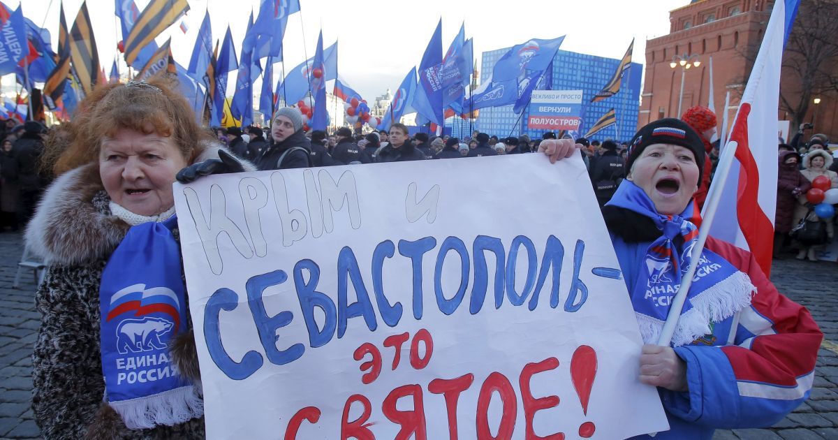 В Крыму публично высмеяли гимн России