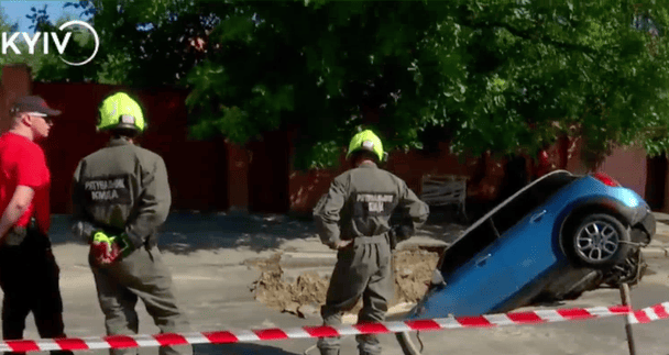 ДТП на вулиці Білицькій / © "Київ24"