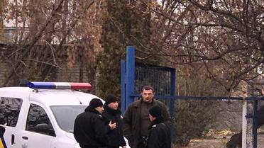 Забудова в Українці, тітушки_9 / © ТСН.ua