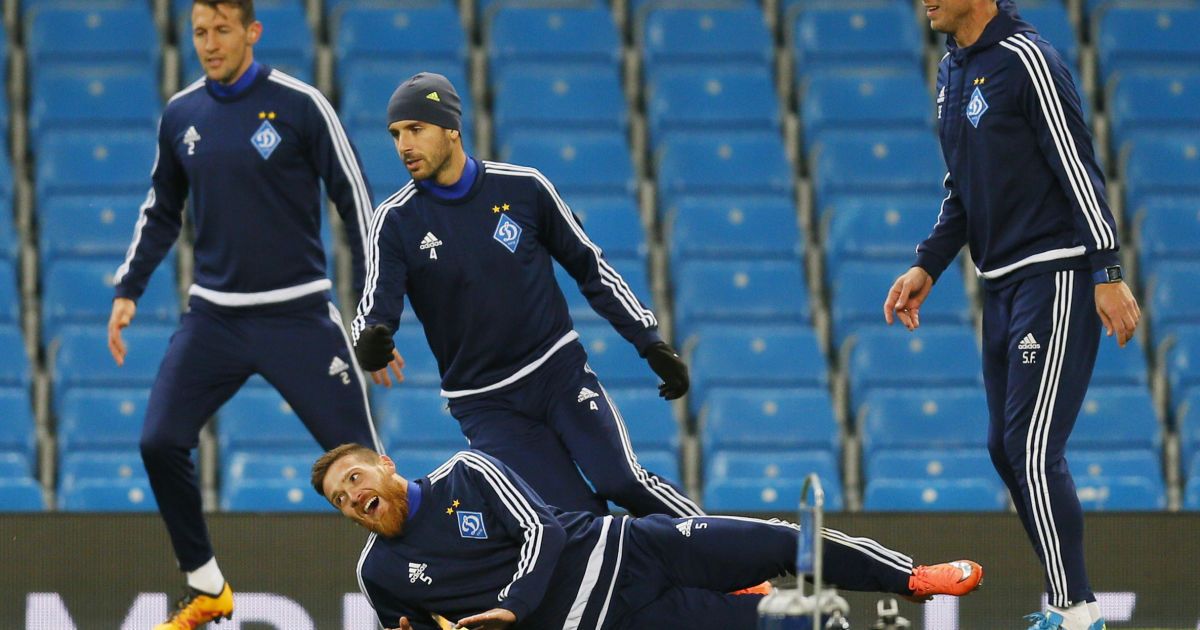 "Динамо" потренировалось в Манчестере