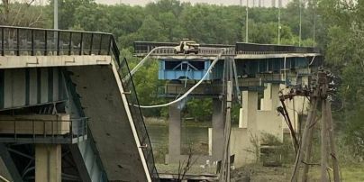 Оккупанты во второй раз взорвали мост между Северодонецком и Лисичанском