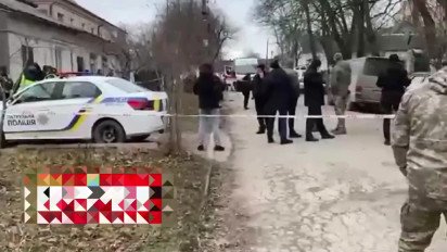 Появилось видео с места взрыва возле здания ТЦК в Каменце-Подольском