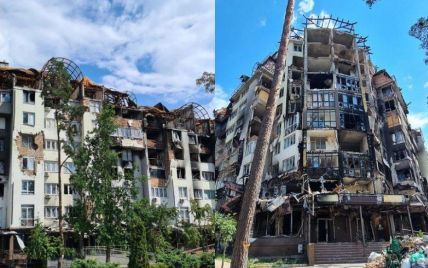 Від вибитих шибок до зруйнованих поверхів: більшість новобудов у Бучі, Ірпені та Гостомелі мають пошкодження (фото)