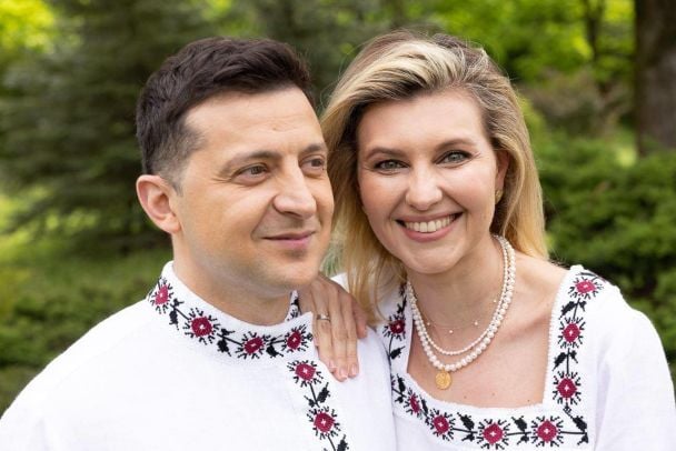 Олена та Володимир Зеленські / © Олена Зеленська/Facebook