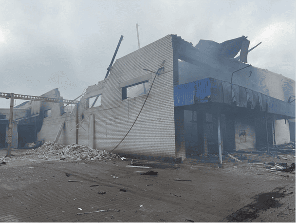 "Війна проти сухариків": росіяни знищили склад виробника Flint під час атаки на Павлоград (фото)