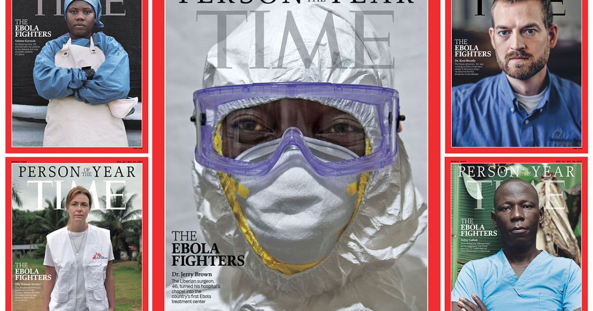 Time присвоїв звання "Людина року" борцям з Еболою, посунувши Путіна