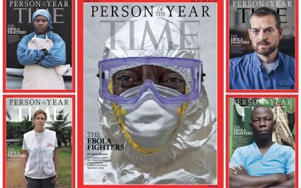 Time присвоил звание "Человек года" борцам с Эболой, подвинув Путина