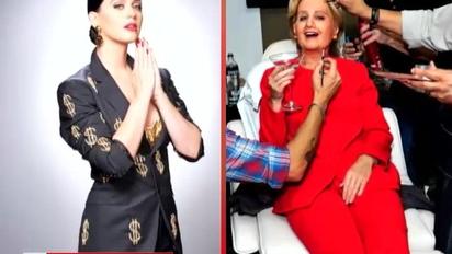 Кэти Перри и Орландо Блум перевоплотились в Хиллари Клинтон и Дональда Трампа