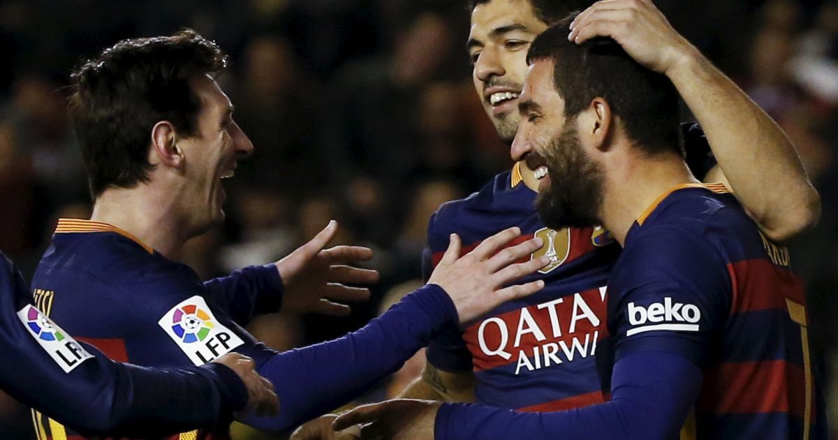 Месси, Суарес и Туран