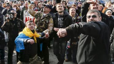 Среди пикетчиков &quot;засветился&quot; Мосийчук / © Reuters