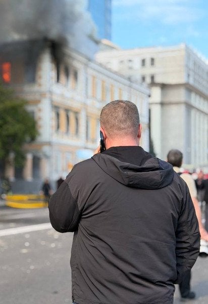Удар по НАН у Києві