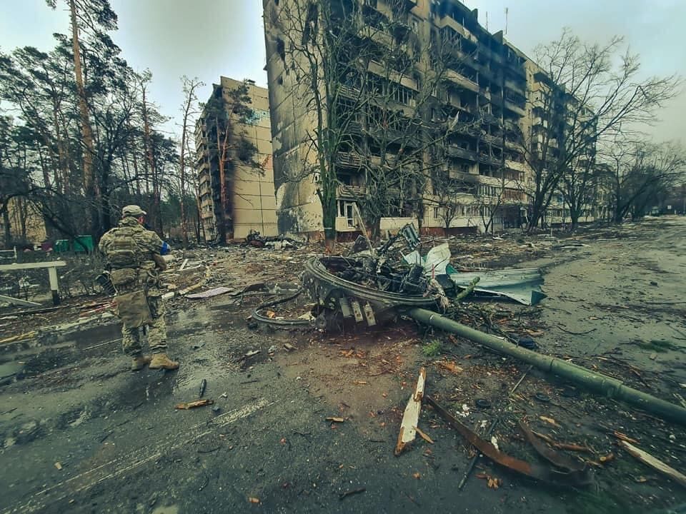 Звільнені від РФ території Київщини / © Генеральний штаб ЗСУ / Facebook