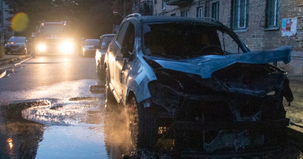 Пожежа Nissan_2 / © Інформатор