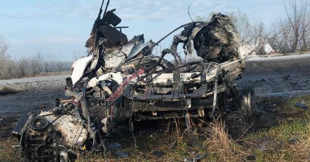 Влучання «Шахеда» в екіпаж МВГ