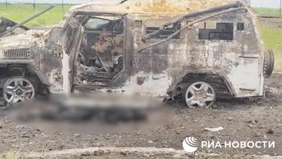 Відео нібито "трофейної" бронемашини так званої "української диверсійної групи"