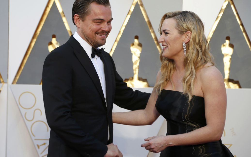 Уинслет и Дикаприо встретились на "Оскаре" / © Reuters