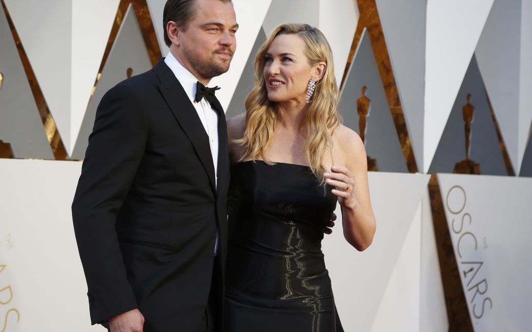 Уинслет и Дикаприо встретились на "Оскаре" / © Reuters