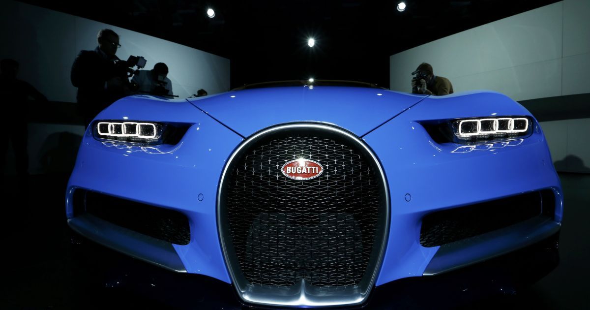Презентация нового автомобиля Bugatti Chiron накануне 86-го Международного автосалона в Женеве, Швейцария. / © Reuters