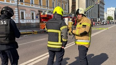 атака на Київ пожежа в НАНУ Національна академія наук_5