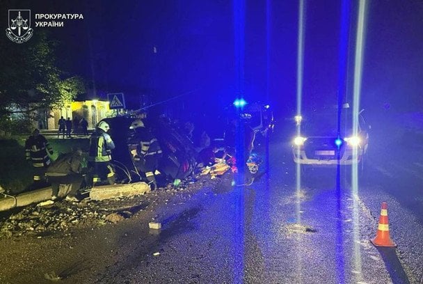 На місці аварії