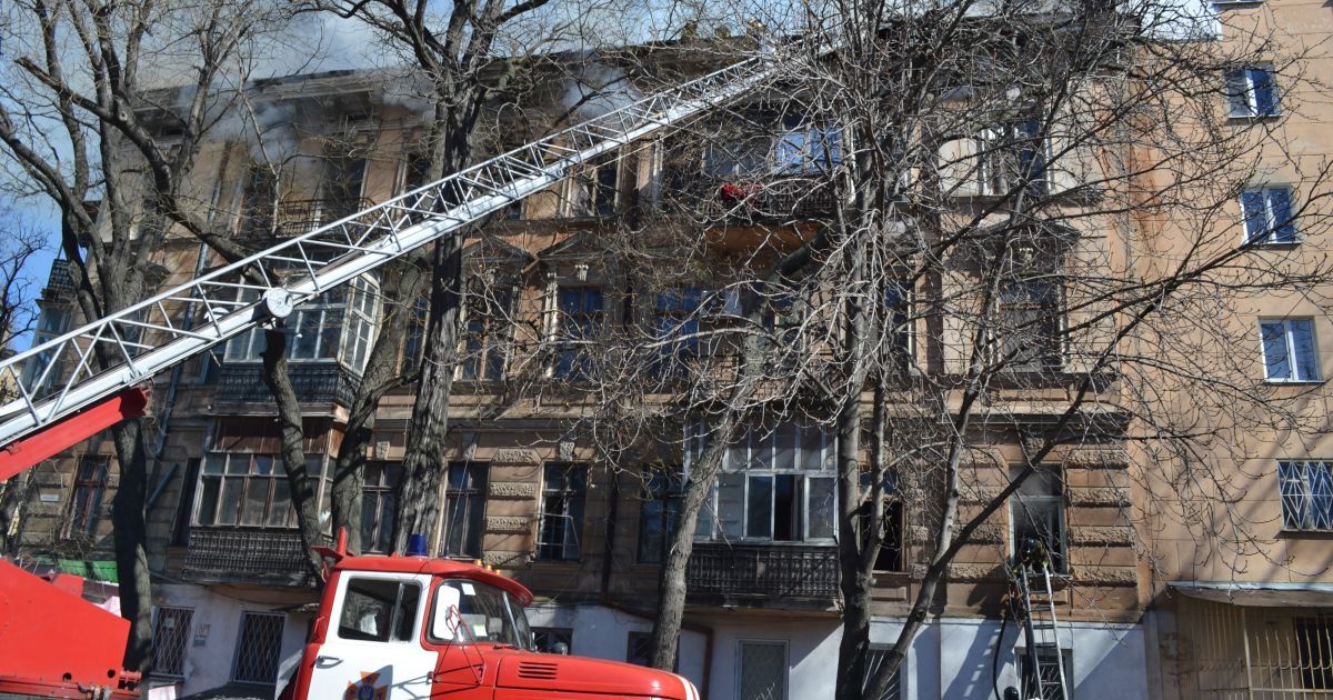 Пожежа в Одесі_3 / © ГУ ГСЧС в Одесской областе