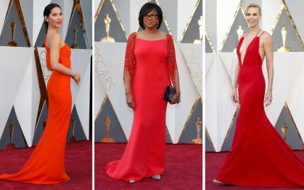 "Оскар-2016": в красных платьях на красном ковре